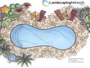 Figure-8 Shaped Pool