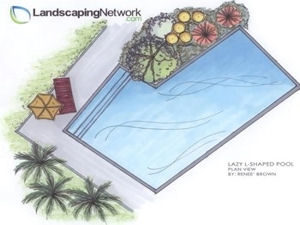 Lazy-L Shaped Pool